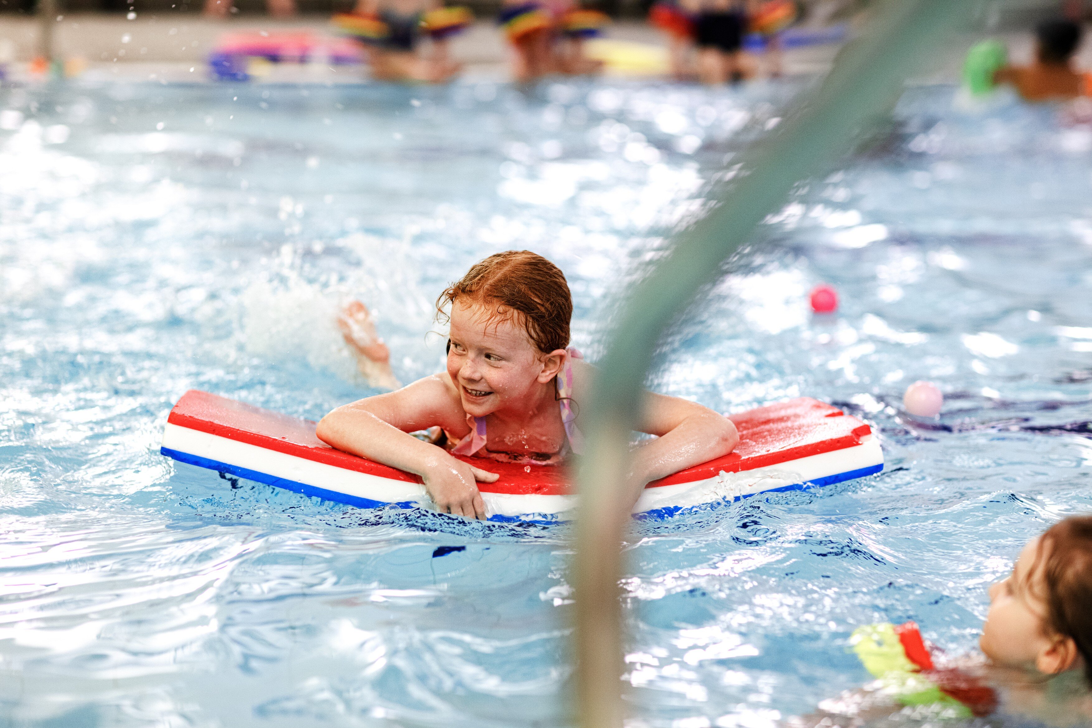 vivify venues swimming girl on float